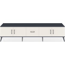 Arges Tv Ünitesi 2 Raflı Tek Çekmeceli 4 Kapaklı 220x30x51 Antrasit-aytaşı Aytası/aytası - Antrasıt