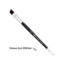Pebeo 208 Seri Yan Kesik Uçlu Fırça No 3-4
