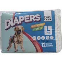 Dog Choice Cırt Cırtlı Köpek Bezi L 50 - 68 CM 12'li