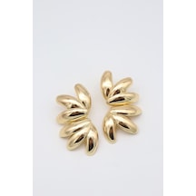 Çelik Küpe 14 K-17219 50mm Çok Renkli