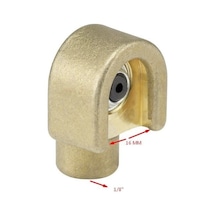 Pressol Tekalamit Buton Başlık Pirinç 16mm 1/8f K 6101012062125