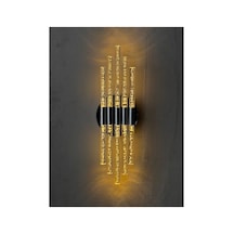 Bhbackhome Aura Medium 39 Cm Modern Tasarım Led Aplik - Duvar Lambası - Gümüş - Günışığı Gümüş Günışığı Led