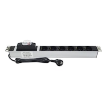 Amp Pdu 6'Lı Sigortalı Rack  Tipi Priz Grup
