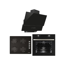 Alveus Chief 604 MFA 604 - GLS 640 - MOD 3000 Siyah Ankastre Set