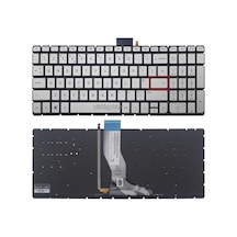 Hp Envy 15-as000nt, 15-as100nt Klavyesi Silver Gri Tr Işıklı