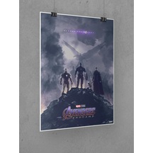 Avengers Endgame Poster 45x60cm Yenilmezler Afiş - Kalın Poster Kağıdı Dijital Baskı