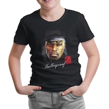 50 Cent Siyah Çocuk Tshirt