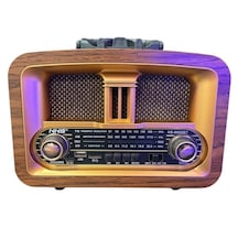 Taşınabilir Klasik Am/fm/sw Retro Ev Radyo Usb İle Şarj Olabilen Retro Radyo 5224