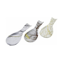 Akl-090 Melamin Mermer Desenli Kepçe Altlık 4989 Çok renkli