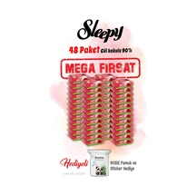Sleepy 90'lı Gül Kokulu Islak Bebek Havlusu Mega 48 Paket Ve Rosie Hediye Tekli