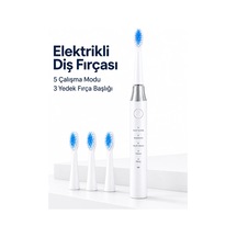 Ers Elektrikli Diş Fırçası 3 Yedek Başlıklı