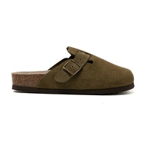 Terlik Kadın Rıva G105944 Genuins Velour Kaki Velour Kaki
