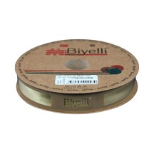 Biye Saten Katlı 044 Yağ Rengi 2 Cm 25 Metre %100 Polyester