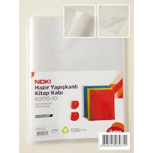 Hazır Yapışkanlı Kitap Kabı 10 Adet Şeffaf