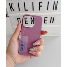 Apple Uyumlu iPhone 14 Pro Silikon Kılıf Modeli Mor