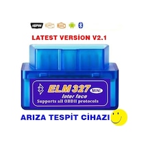Elm327 Türkçe Bluetooth Araba Araç Arıza Tespit Cihazı Vers. 2.1