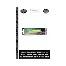 Delux Serisi Hobi Balıkçılık Su Üstü Captain 3440 Bomble Bee 80 Mm Floating 12 Gr Maket Balık