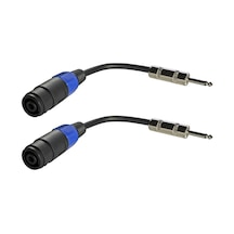 6.3 MM Mono Erkek-Spekon Dişi Çevirici Kablo