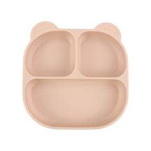 Pandish Vakum Tabanlı Silikon Mama Tabağı - Pembe