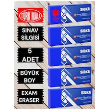 5 Adet Büyük Boy Sınav Silgisi Türk Malı