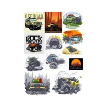 4x4 Off Road Sticker Set4 12 Parça Telefon, Tablet, Defter, Laptop Sticker