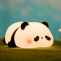 Panda Gece Lambası, Led Yumuşacık Sevimli Lamba, Çocuklar İçin Gece Lambası, Silikon Panda Işığ Diğer