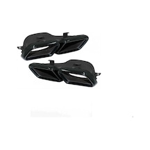 Mercedes - W205 2019 - Arka Egzoz Ucu Set Siyah Yeni C63 Amg 2019-