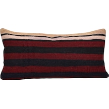 Zehra Abla Halı Yeni El Dokuma Dekoratif Lumbar Kilim Kırlent Yastık Kılıfı 6174