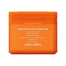 Maruderm Aydınlatıcı Ve Canlandırıcı Hidrojel Tonik Ped 100 Adet -l-ascorbic %3, Tranexamic %1, Ferulic %0.5