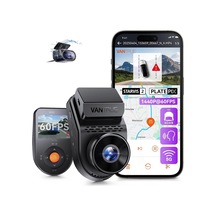 Sonnet1 Pro Qhd 60fps Wi-fi 2 Kameralı Araç Kamerası