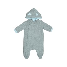 Mammaramma Winter Collection Dışı İçi Pamuklu Dolgulu Kışlık Astronot Tulum Kozmonot Tulum 6-9 Ay Gri Diğer
