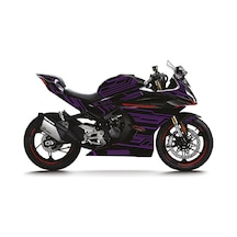 Cfmoto 450sr Technology Parçalı Kaplama Sticker Etiket Modeli Mor