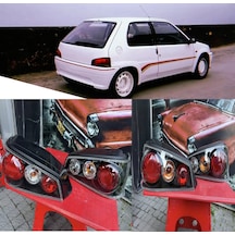 Peugeot 106 1991-1996 Mk1 H.b Siyah Arka Stop
