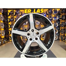 4 Adet Mercedes  8.5-9.5 18 5 112 Et48 66.6 Black Mack Jant Revize Edilmiş Takım
