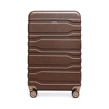Fossil Unisex Abs Büyük Boy Valiz 0132-01 Kahverengi