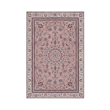 Kartela Halı Suma Halı Jüt Taban Dokuma Halı Gül Kurusu - 80 X 120 Cm