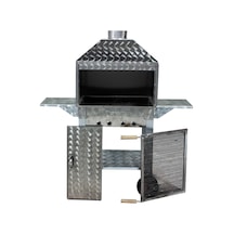 Metehan MTH-198 Davlumbazlı - Kanatlı - Maltız Izgaralı Mangal