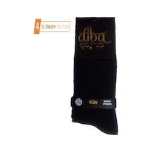 Diba Erkek Kışlık %71 Gerçek Yün 4'Lü Paket Soket Çorap