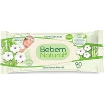 Bebem Natural Islak Mendil 90'lı 12'li