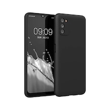 Newface Samsung Galaxy A03s Kılıf First Silikon - Siyah