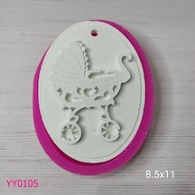 Yy0105 Elips Bebek Arabalı Silikon Kalıp