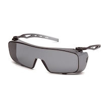 Pyramex Cappture H2x Buğu Önleyici Dark Füme - Gözlük Üstü S9920st