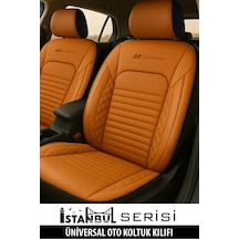Fiat Bravo 182 1.9 Td 100 S 182.af 100 Hp 1998 Uyumlu İstanbul Serisi Deri Taba Oto Kılıfı Tam Set
