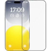 Baseus Crystalline İphone 15 Pro İçin Parlama Önleyici Tempered Cam Ekran Koruyucu- 5775 Mh-hs1279-5225