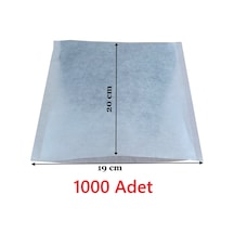 Çay Bitki Çayı Demleme Filtresi Boş Demlik Poşeti Galoşu Bonesi 19x20 Cm 1000 Adet Ev Otel Cafe Horeca