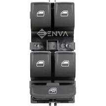 Vw Golf 7 Sol Ön Dörtlü Cam Açma Düğmesi Anahtarı 2012-2018 krom