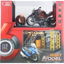 1/12 Motosiklet Gustav Pb 3r Sesli Ve Işıklı