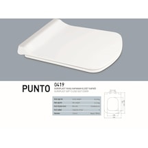 Nkp Duroplast Punto Yavaş Kapanan Klozet Kapak