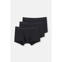 Dagi Erkek Boxer Mikro Modal 3'lü Siyah 3d4210