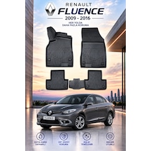 Renault Fluence 2009+ Aracınıza Özel Üretim Havuzlu Paspas Takımı A+ -mod-